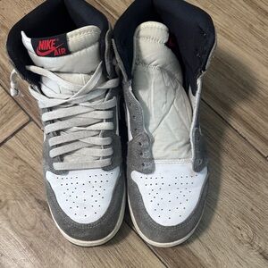 Nike Air Men's White and Gray Sneakers